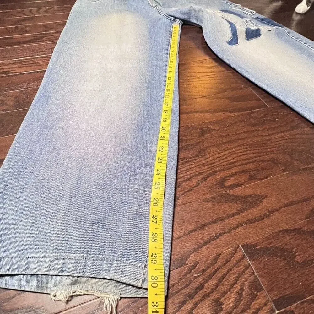 Akademiks Denim Jeans Vgt Baggy Oversized 90s Y2K Skater Grunge Streetwear 40x30
